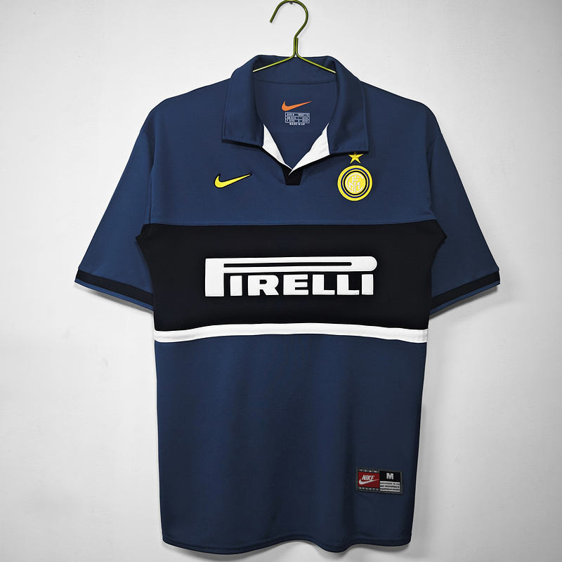 Inter Milan Retro Third Kit - PIRELLI 98/99 Jersey Lounge Kenya