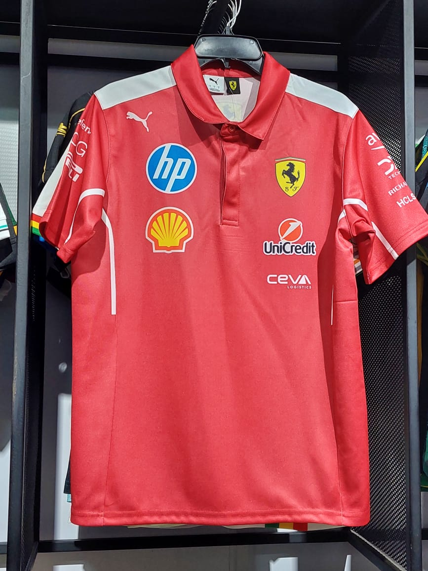 Ferrari F1 Polo Jersey - Red Jersey Lounge Kenya