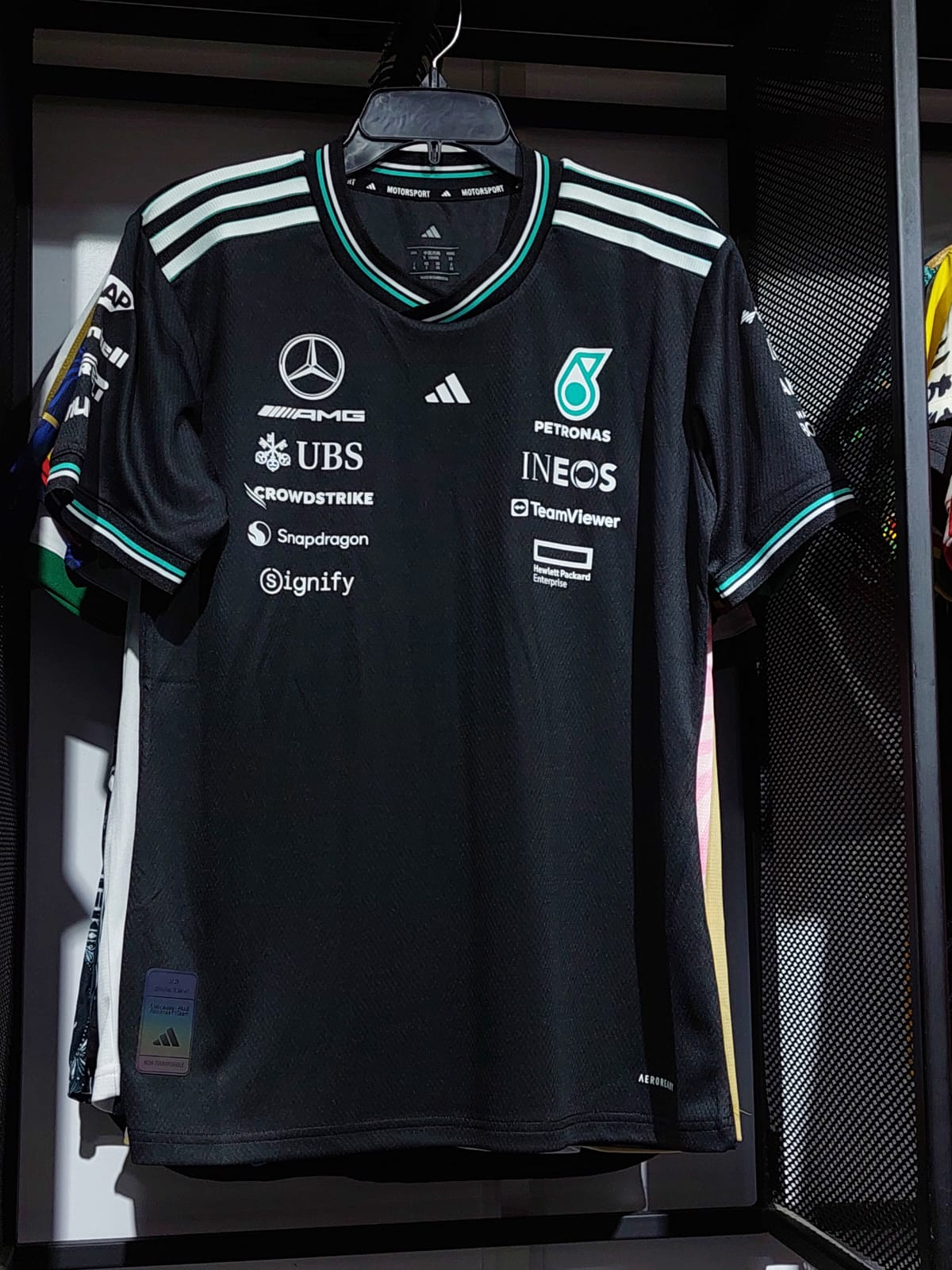 Mercedes F1 Jersey - Black Jersey Lounge Kenya