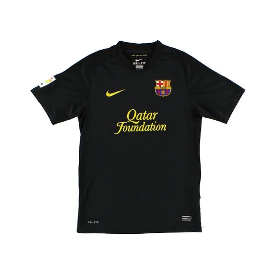 Vintage Barcelona Away Kit - Qatar Foundation 2011/12 Jersey Lounge Kenya