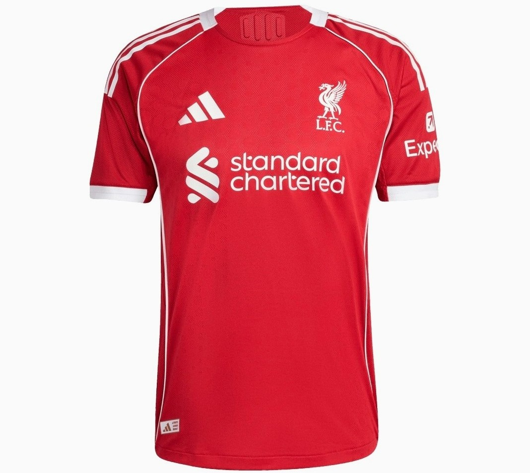 Liverpool Home Kit 25/26 Player Version