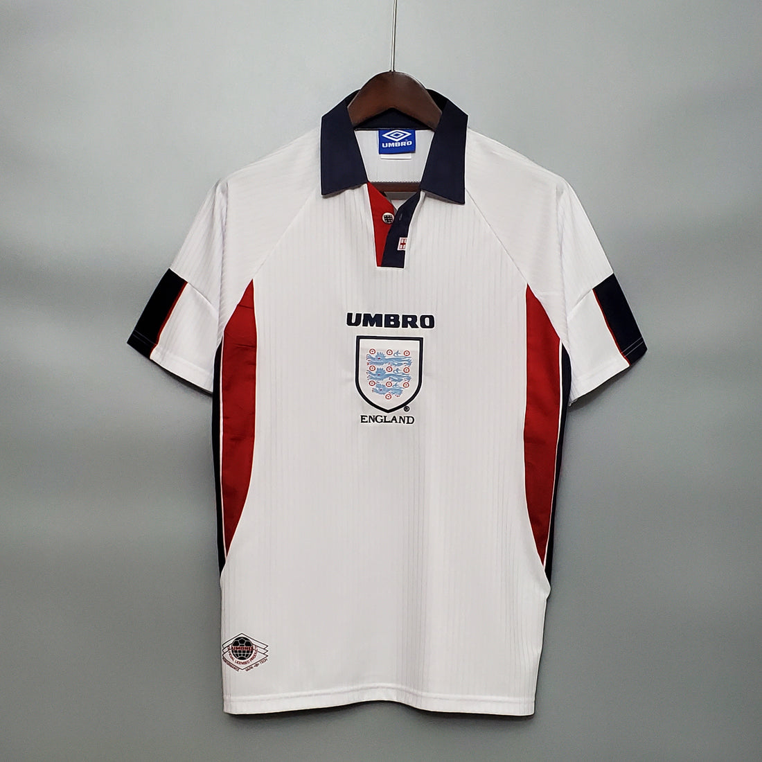 England Home 1998 Vintage Jersey front