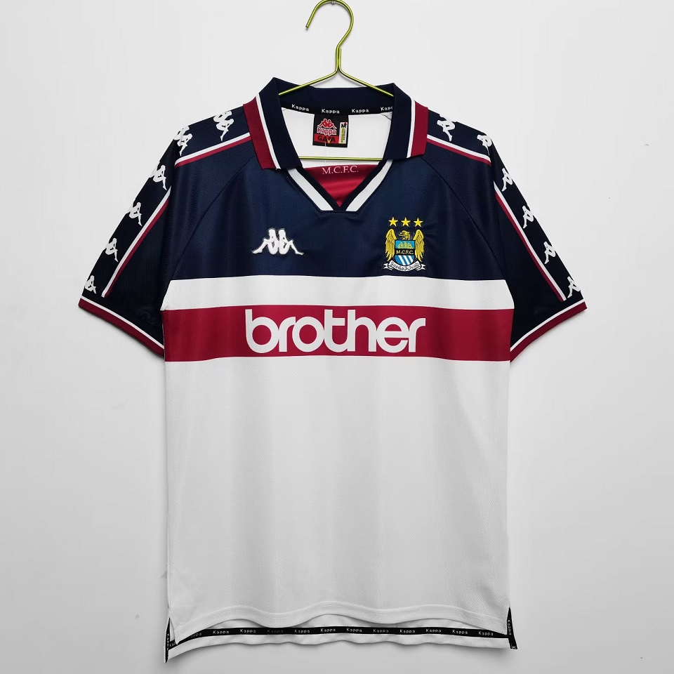 Manchester City Away "Brothers" 97/98 Vintage Jersey front