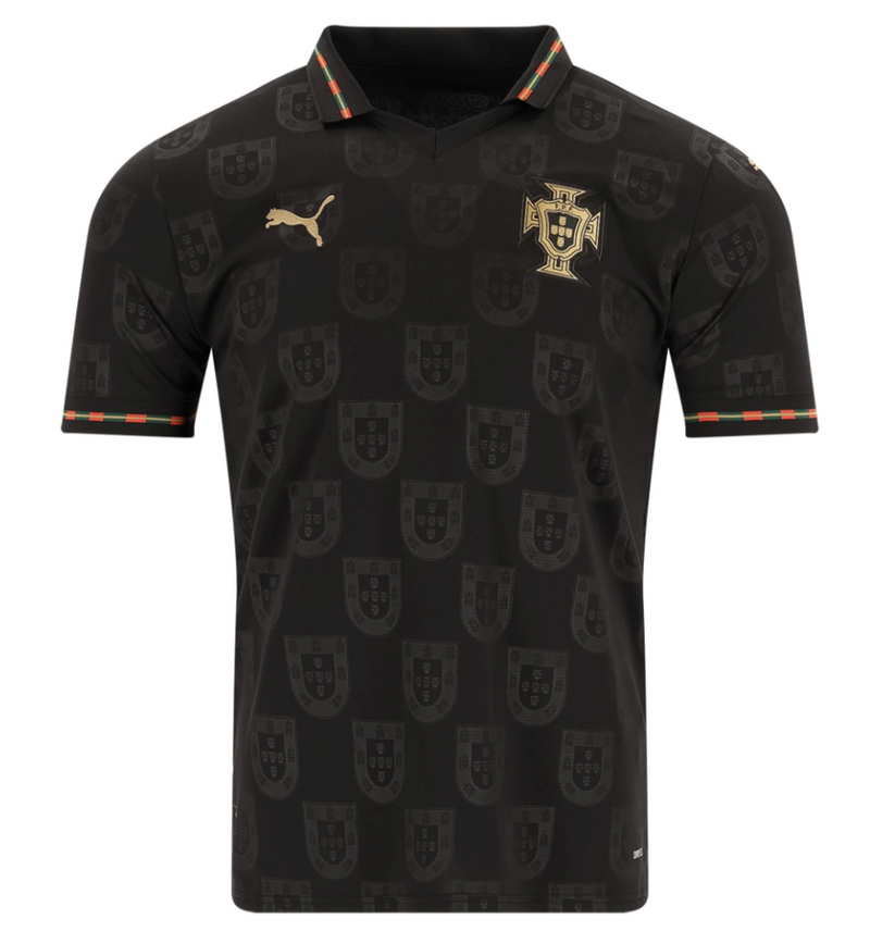 Portugal Black Jersey front