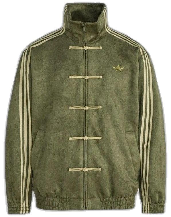 Adidas X China Lunar Tang Jacket Olive Green front