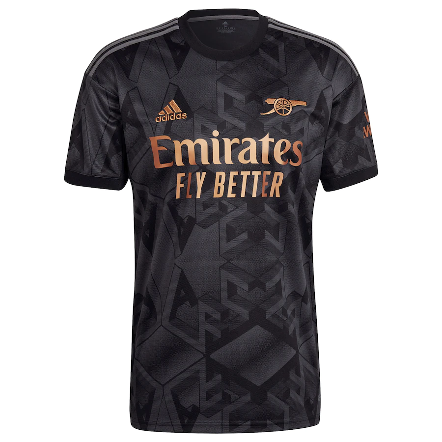 Arsenal Away Black 22/23 Jersey Fan Version