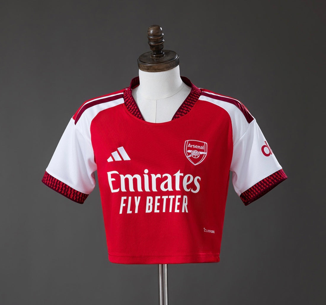 Arsenal Home 26/27 Crop-Top front