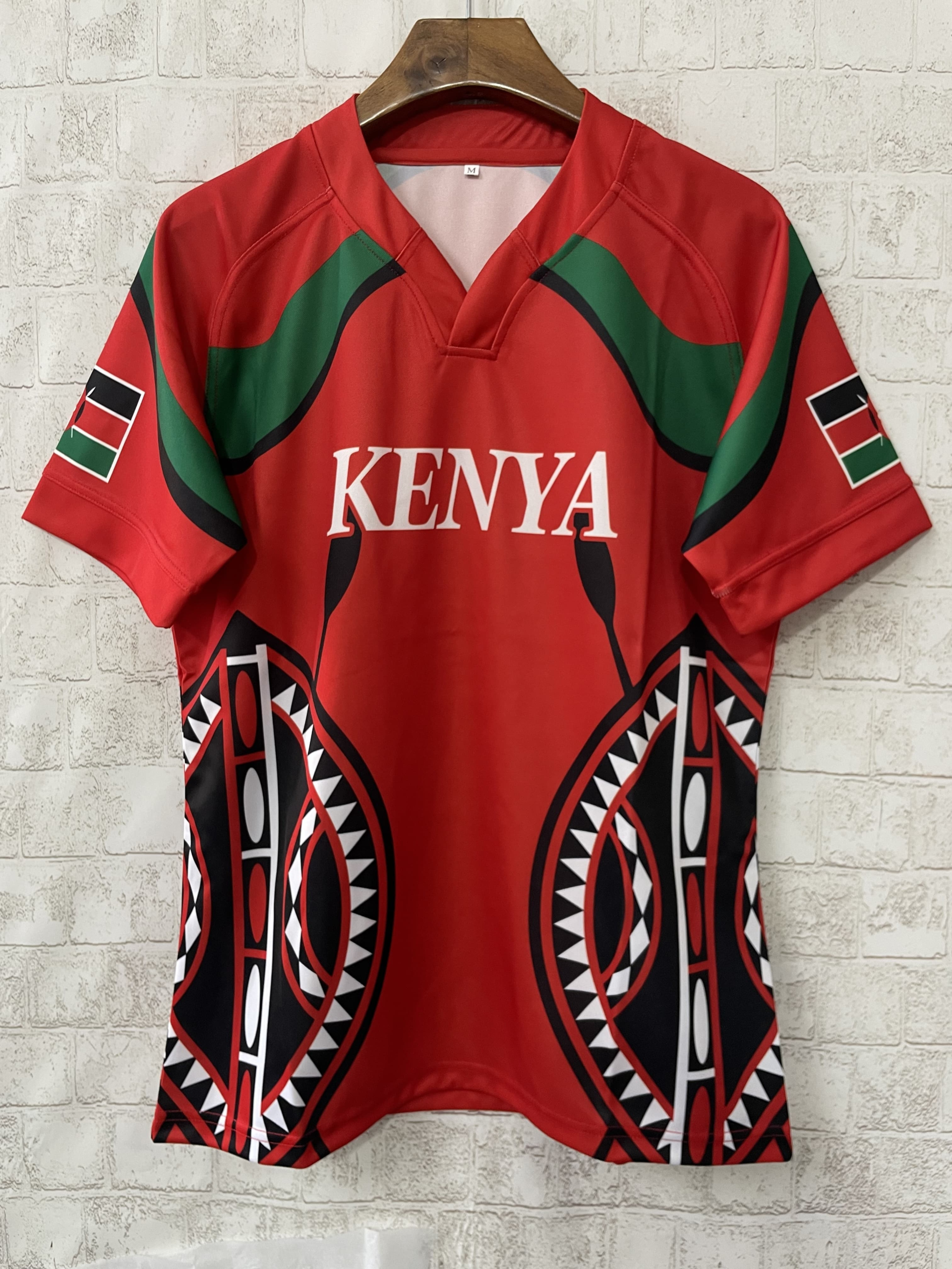 Kenya Shield Red Rugby front